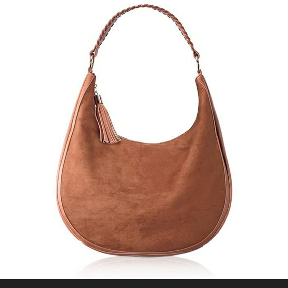 Elegant Tan Hobo Bag Signature